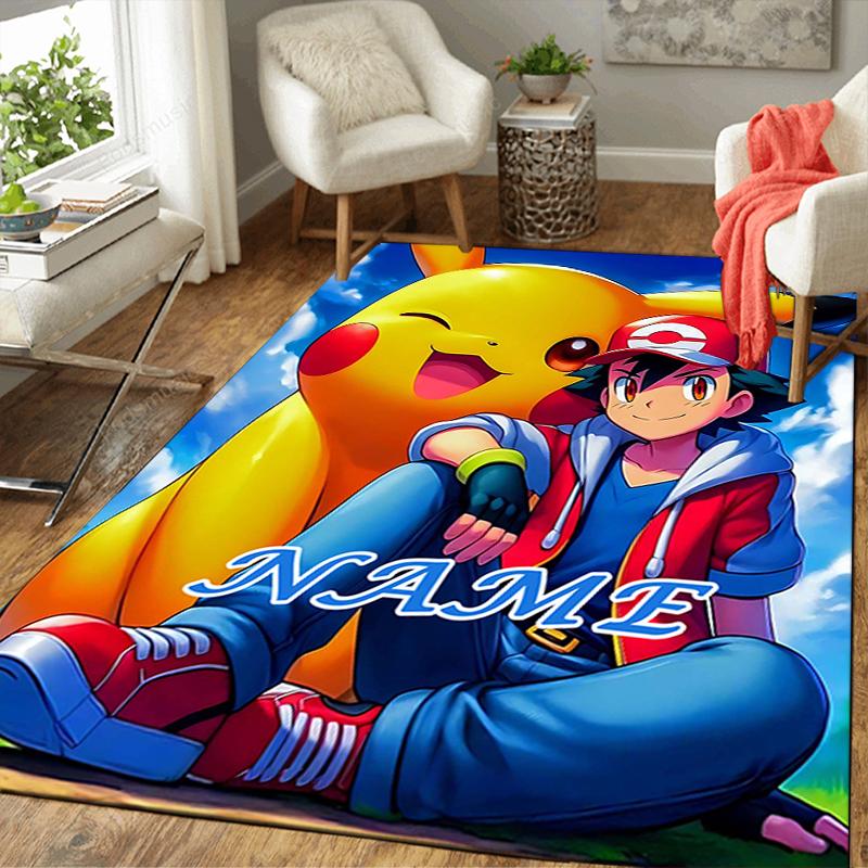 Custom 1Pc Christmas Pokmon Rug Office Carpet Indoor Outdoor Entrance Doormat Nonslip Soft And Comfortable Living Room D2915196