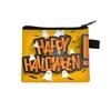 Halloween Cartoon Pumpkin Ghost Coin Purse Children's Cute Zipper Storage Bag Student Card Holder