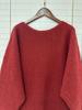 New Year's Little Red Dress Hepburn-Style: Elegant Glitter Knit Dress for Women, Autumn/Winter Collection