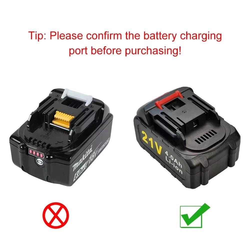 1Pcs 2 Ways Lithium Battery Fast Charger  For Makita 18V 21V Battery BL1415/1815/1830/1850