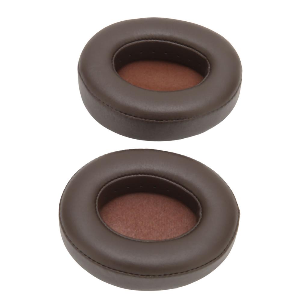 Replacement Ear Cushion Protein Leather Wearproof Headphone Ear Pads for Edifier W855BT Brown