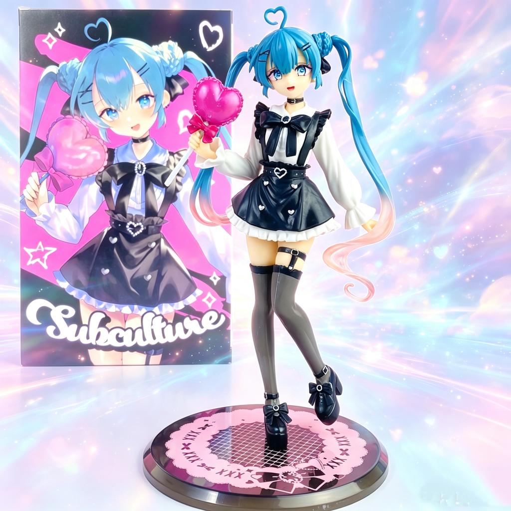 Hot Kawaii Girl Hatsune Miku Anime Figure Fashion Subclture Miku Action Figure Christmas Gift PVC Collection Model Doll Toys