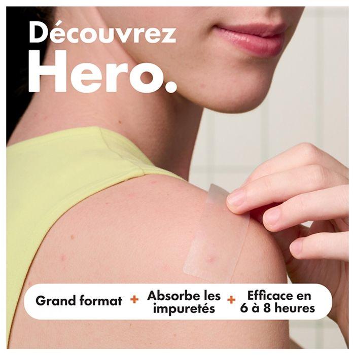 Patchs Anti-Acné - Hero - Mighty Patch - 10 Patchs - Hydrocolloïdes - Hypoallergénique