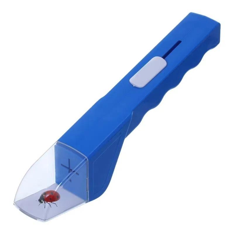 

Safe Contactless Insect Catching Container Portables Insect Observation Container for Kids Outdoor Activity синий