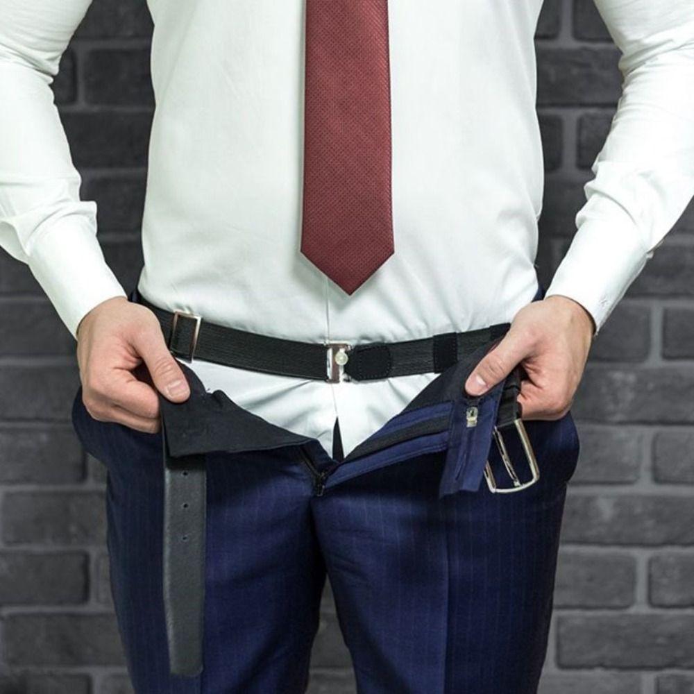 Knitterfreier elastischer Bund Anti-Falten Hemdhalter Bester Gürtel Hemdhalter Halter Gürtel Business