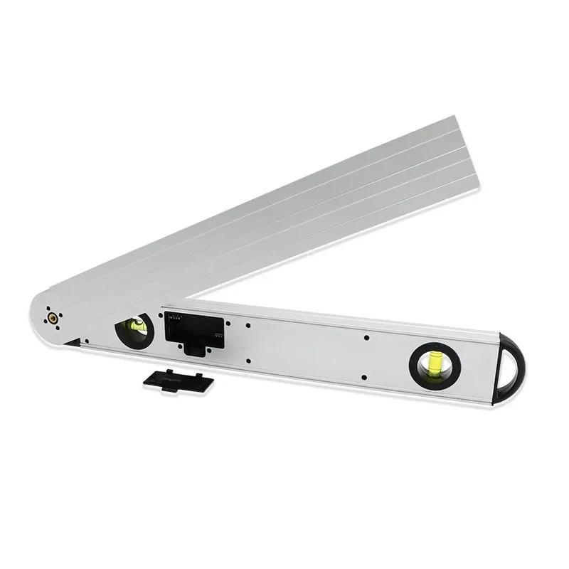 New 0-225 Degree Digital Spirit Level Angle Finder Gauge Aluminum Alloy Electronic Protractor 400mm Angle Ruler Digital