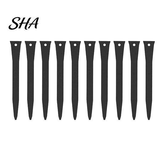 Steel Edging Fasteners 10Pcs 12" Landscape Stakes, Heavy Duty Garden Anchoring Spikes, Long Ground Anchors for Soil Border Stakes Outdoor Lawn Terrace