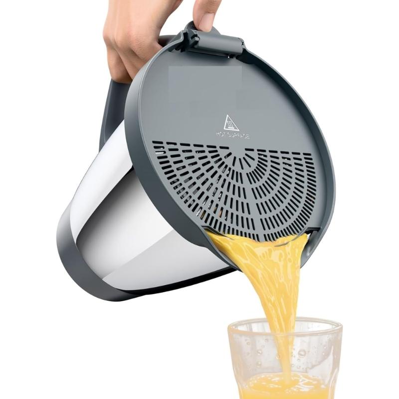 Pouring Strainer Efficient Food Filter with Heat Insulation Design Dishwasher Safe Plastic Texture for Various Models