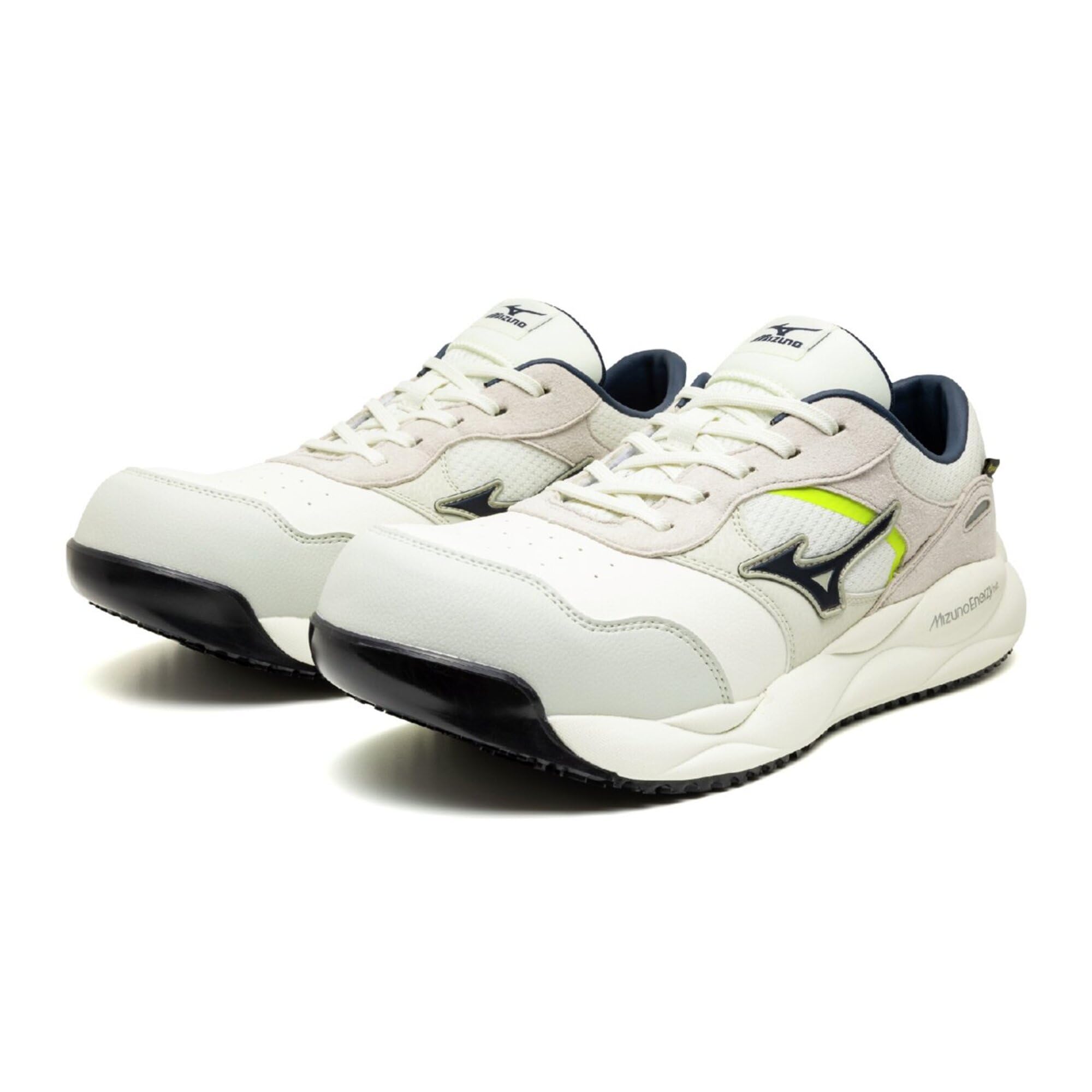 

[Mizuno] Work Shoes All Mighty HV 11L Ivory x Black x Yellow F1GA2690 26.5cm Hyper V Series