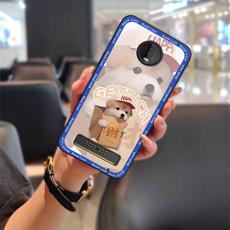 Cartoon Stoßfestes Handyhülle Für MOTO Z4 Play Graffiti Modedesign Wasserdicht Schmutzabweisend Anti-Knock TPU Langlebig