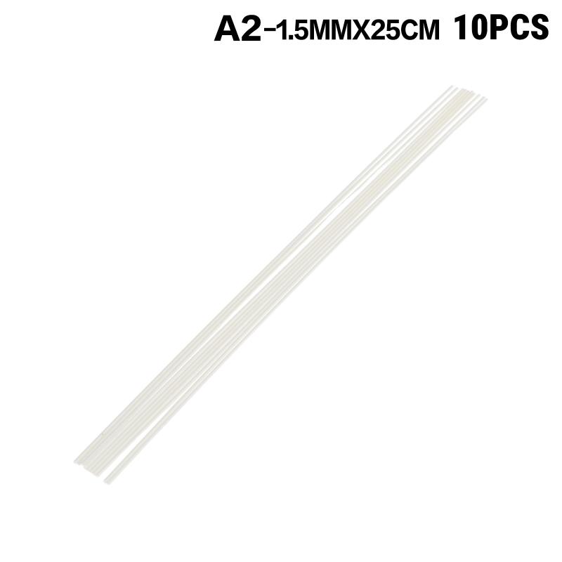 10Pcs ABS Round Plastic Tubing Kit 1mm-10mm Dia Waterproof Durable for DIY Sand Table Architectural Model Making A2