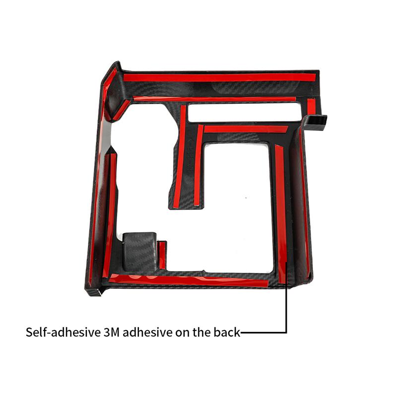 For Toyota 4Runner 2025 Central Control Gear Panel Protective Cover Abs Material Interior Cover Trim Panel Sticker Accessories