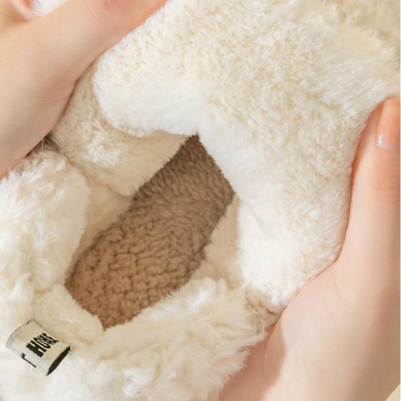 2025 Winter Warm Women's Boots Women's Snow Boots Outdoor Wear Home Cotton Slipper High Top Platform Women's Cotton Shoes