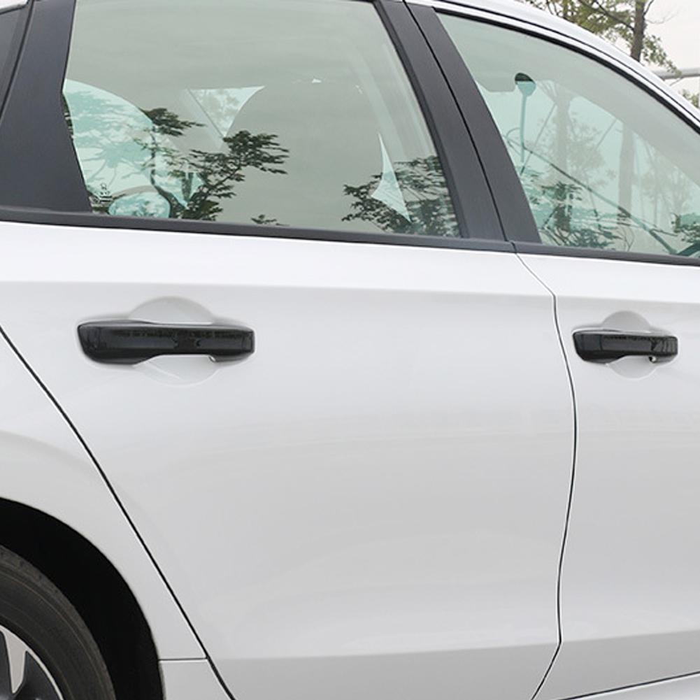 4PCS Car Door Handle Frame Sticker For Honda Civic 11th 2022 Car Styling Glossy Black Cover Catch Cap Trim