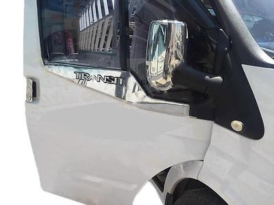 Carmos Glass Edging (2 Pcs, Stainless Steel) for Ford Transit 2000-2014
