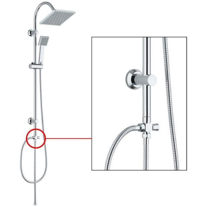 Inverseur et connecteur pour colonne de douche - Standard - EDOUARD ROUSSEAU - Chromé