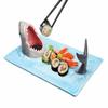 Handmade Tableware Ceramic Seaside Shark Plate Dumpling Plate Dessert Plate Dining Table Kitchen Decoration Sushi Plate