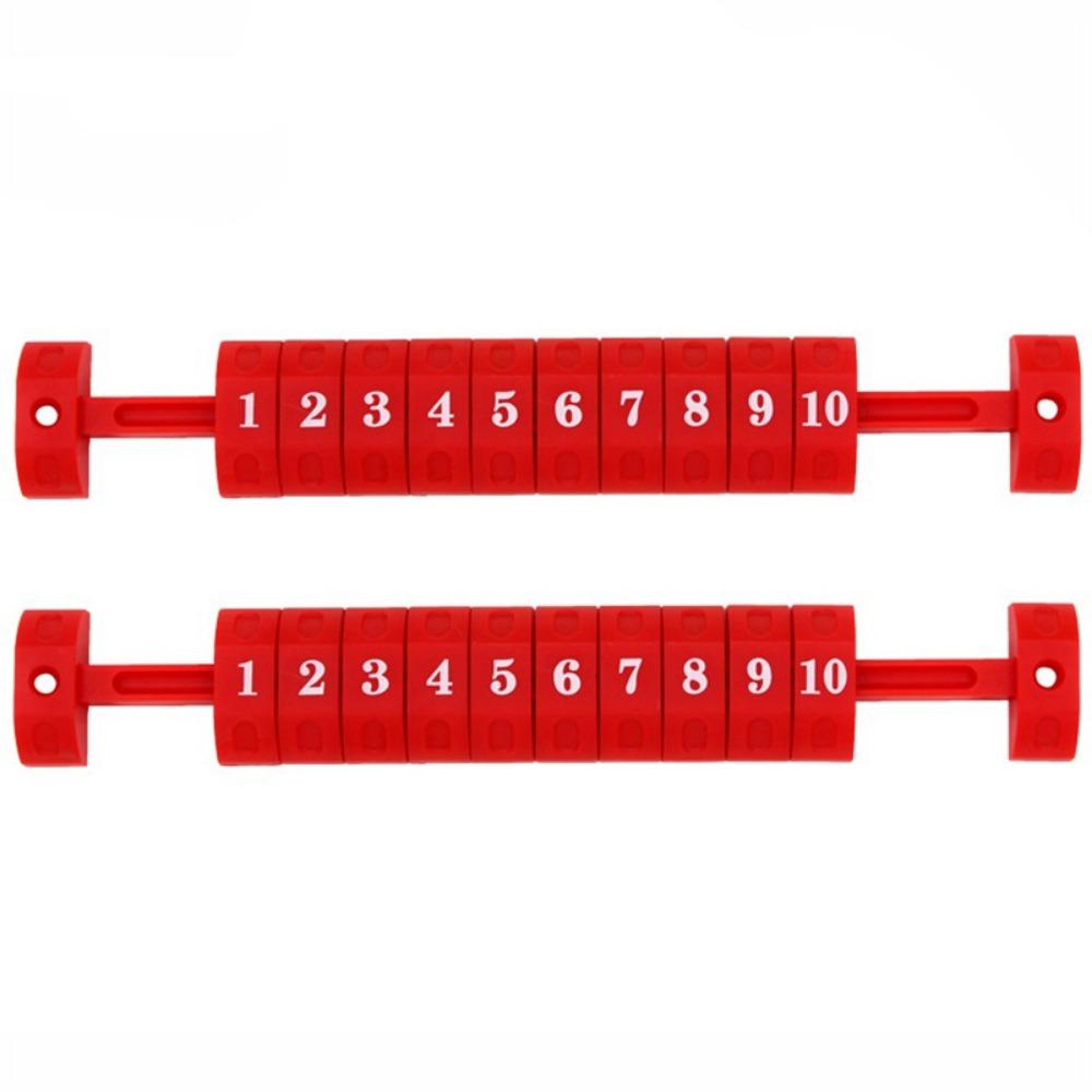 

2 шт. Легко читаемые счетные единицы Настольный футбол Универсальное табло Счетчики очков Для столов Настольный футбол красный
