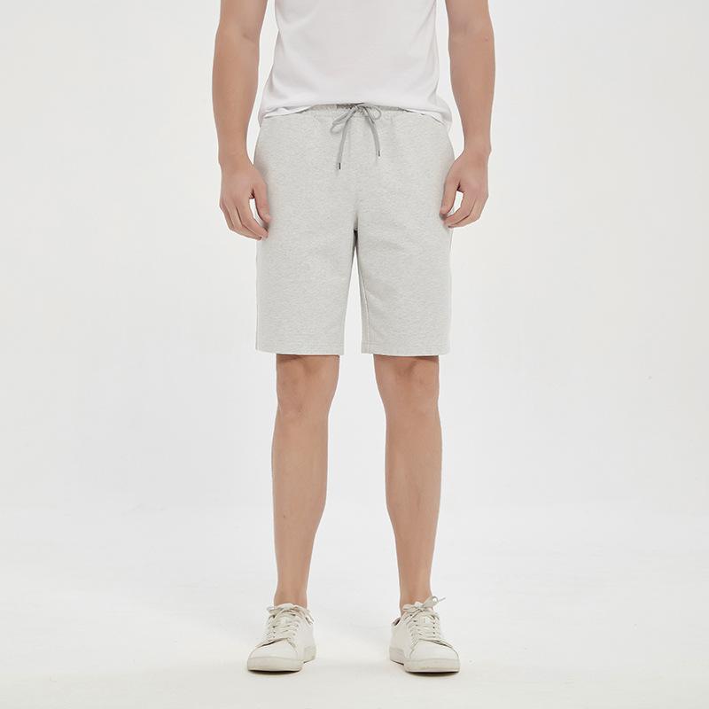 Pantaloni scurți de vară pentru bărbați, din bumbac Xinjiang, la modă, pantaloni sport în cinci puncte, pantaloni scurți largi de plajă pentru bărbați