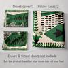 Green leafy design Bedding Duvet cover sets Duvet covers Pillowcases gifts (1 * Duvet Cover 2 * Pillowcases, without duvet insert)