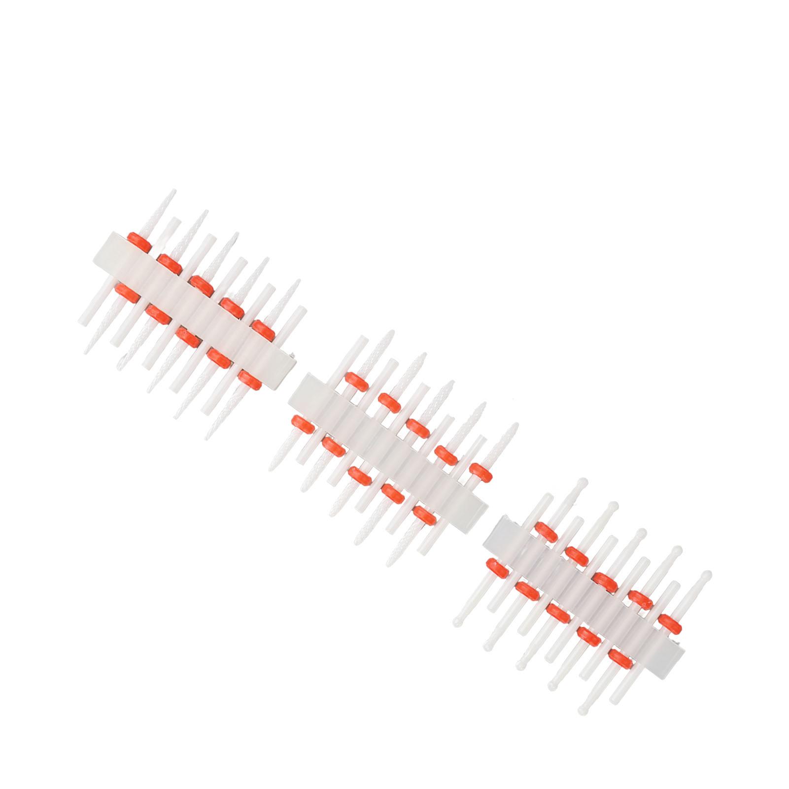 

30 шт. Профессиональный набор керамических насадок для ногтей, гель-лак, насадки для удаления кутикулы для мастера по маникюру