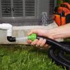 Strumento per la rimozione del fango di condensa, Adattatore per la pulizia della linea di scarico dell'aria condizionata, Strumento universale per tubi in plastica, Connettore di aspirazione per scarico umido HVAC a PVC, Aspiratore