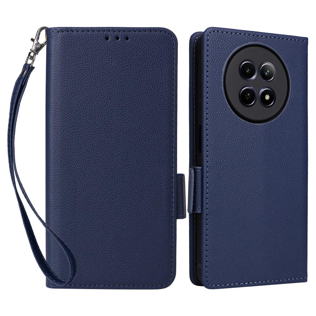 For Realme Narzo 70x 5G/C65 5G/Narzo N65 5G/13 5G/12 5G/12x 5G Case with Strap Litchi Texture PU Leather Wallet Phone Cover
