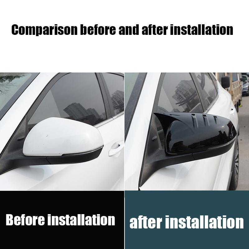 Rearview Mirror Cover For Changan X5 Plus 2024 2025 2026 Adhesive Tallation of Decorative Cover for Car Rearview Mirror