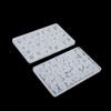 1Pcs Mirror Jewelry Crystal Epoxy Resin Mold Love Geometry Moon Variety Gemstone Pendant Mold for DIY Resin Pendants Crafts