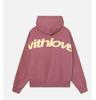 Women's Angel Print Retro Hip Hop Oversized Hoodie Jacket