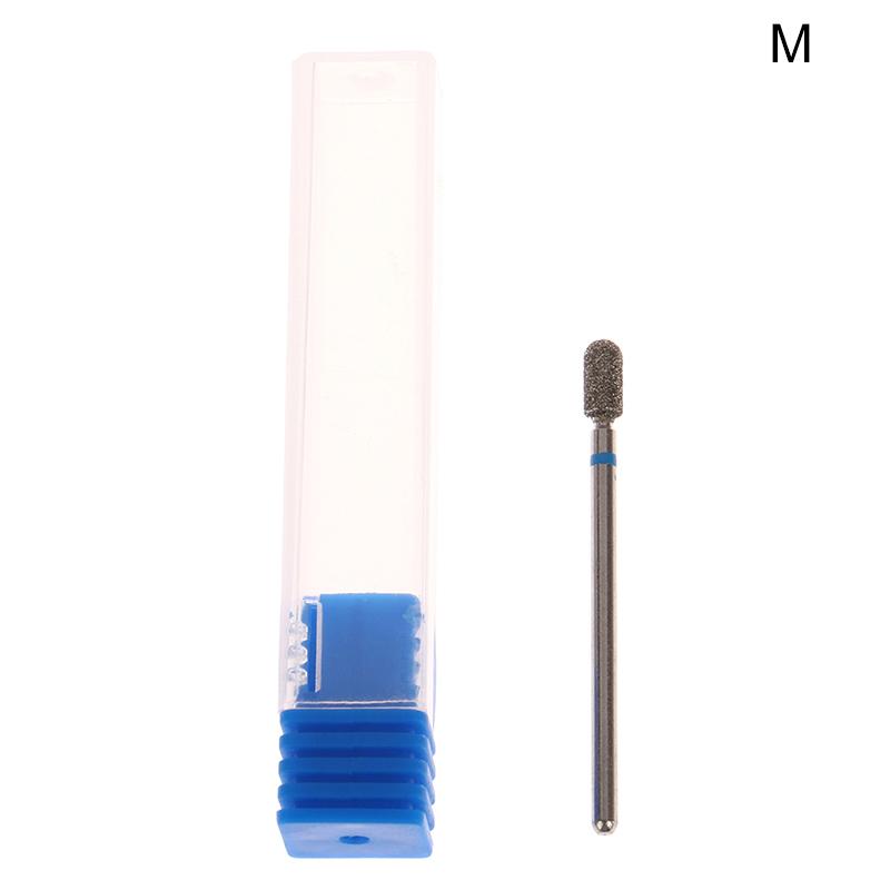 Manicure Drill Bits Diamond Nail Drill Tips Milling Cutter Bit Nails 3/32" Rotary Cuticle Burr  Nail Accessories Tools