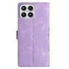 For Xiaomi 17 Case Butterfly Flower Pattern Skin-Touch Leather Phone Cover