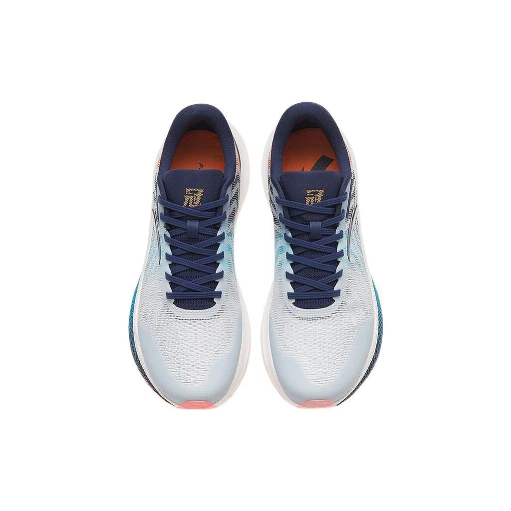 Anta Champion Series Versatile Non-Slip Durable Low-Top Running Shoes Men sneakers Gray Blue Orange 112335582S-10