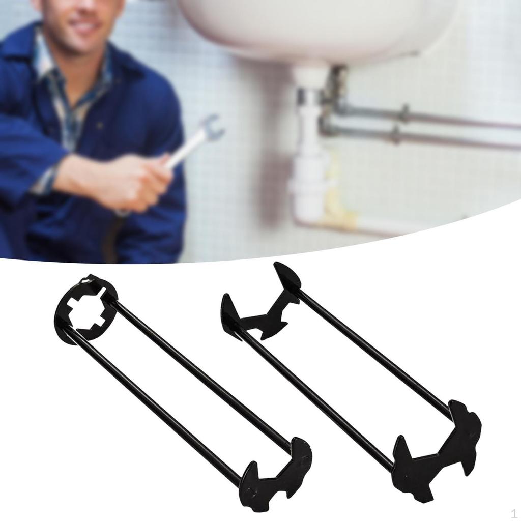 2 Bucăți Cheie Bazin Multifuncțională Demontator Robinet Chiuvetă Reparare Cheie Piuliță Robinet