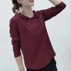 Autumn New Hoodie Women's Long-sleeved Sleeves Hooded Base Shirt Mother's Casual Loose Top Large Size T-shirt Women