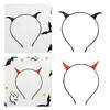 Devil Horns Headbands Personality Party Headpiece Halloween Children Headwear for Costume and Daily Wear