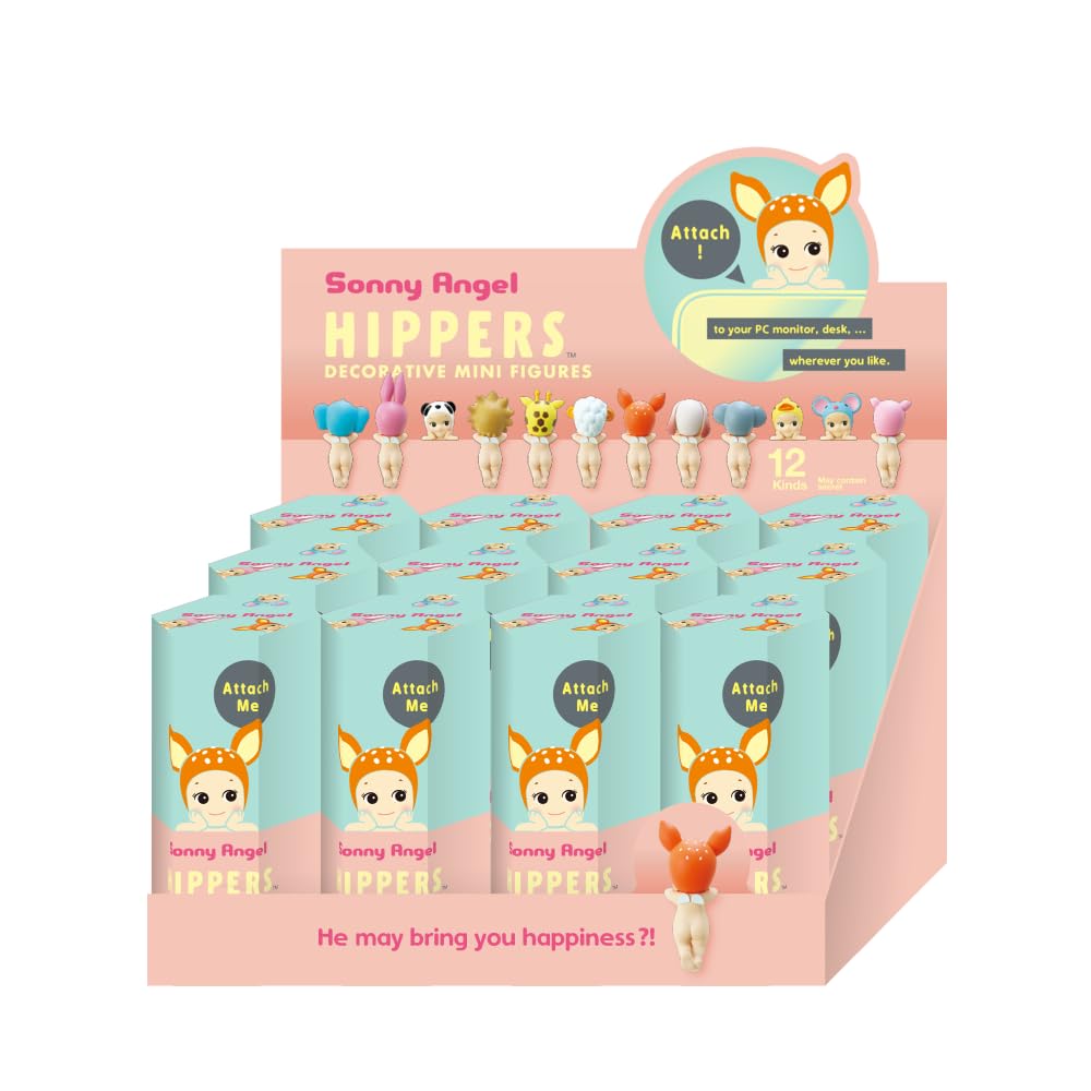 Sonny Angel Mini Hippers SAS65748 Assorted Set Figures, 12-Piece (Box)