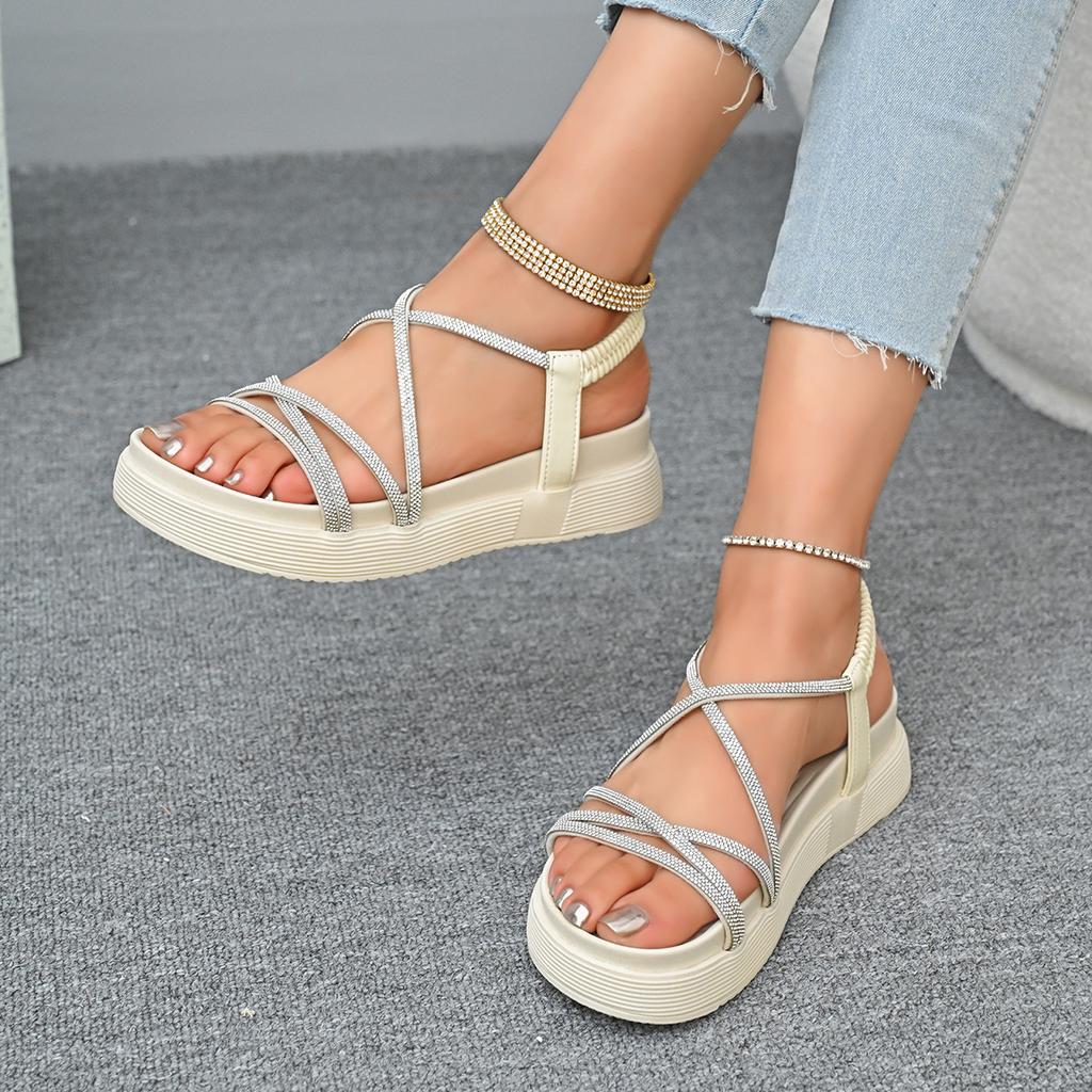 Women Comfortable Platform Sandals Women Lightweight Designer Shoes Trend Anti-slip Trend Luxury Wedges Sandals Zapatos De Mujer