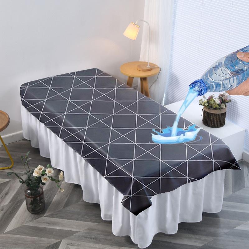 Spa Beauty Salon Massage Table Bed Sheets Water-proof Oil-proof TPU Massage Table Cover With Face Hole Reusable Bedspreads
