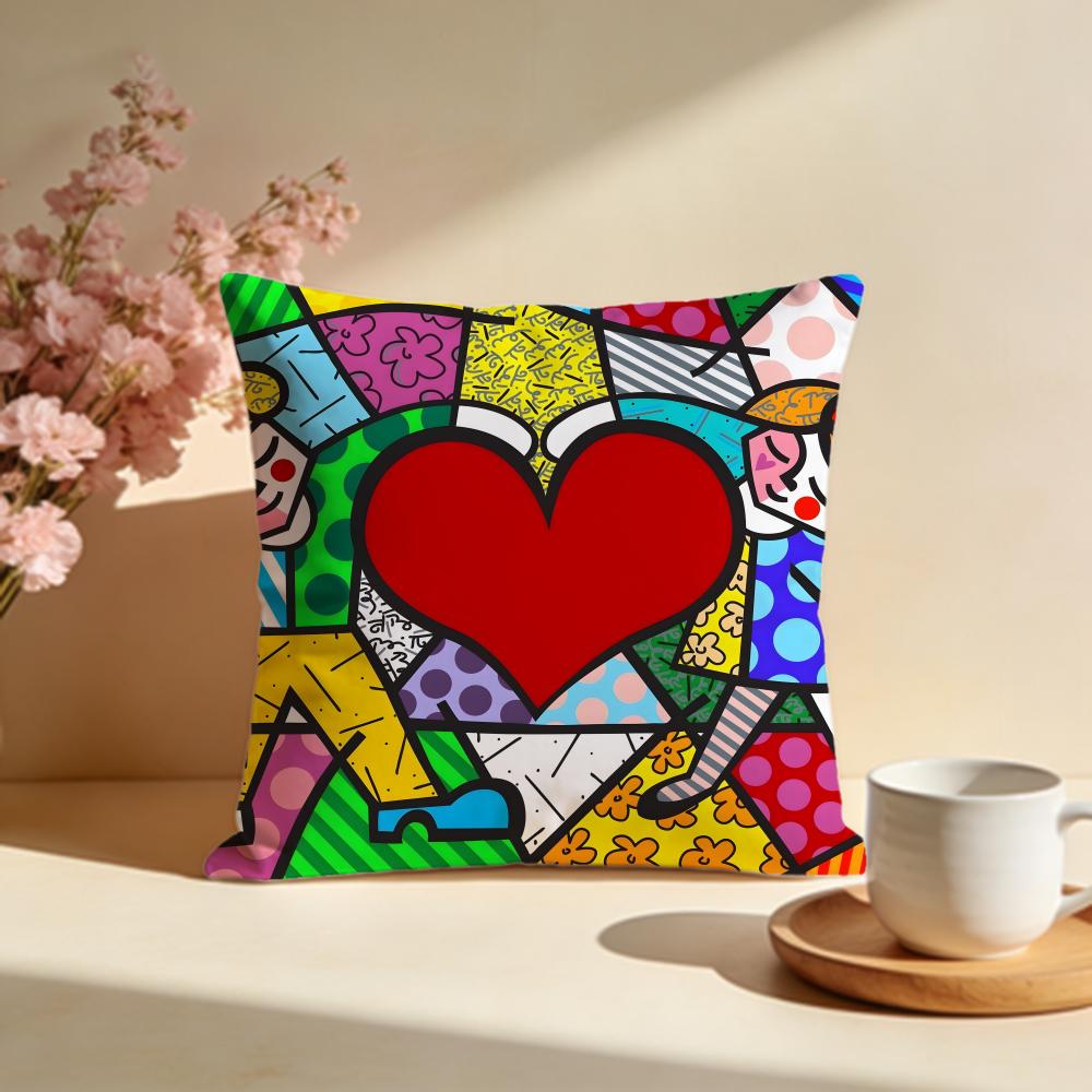 Popular BBrittoable Cushion Cover Stylish Washable Pillow Cover Ideal for Couch Bedroom Car Decoration