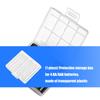 Rapid Battery Replacement Organizers for 4 2A 3A Batteries Storage Box Easy Access PP Case Quick Device Changes