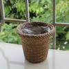 1Pc Round Waterproof Pot for Balcony Gardening with Rustic Style Multiple Uses Versatile Sturdy Plastic Pot for Climbing Plants