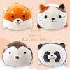 JEMA Gemma Animal Body Pillow, Soft and Fluffy, Plush Toy, Cute, Soothing Gift, Cat, White, Approximately 60cm Long
