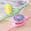 AM4 Battery Operated Powerful Watch Fan Portable Small Lightweight Cartoon Cooling Fan for Girl Kids Indoor Outdoor