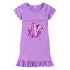M1209 Kids Girls Kpop Rumi Zoey Mira Print Short Sleeves Ruffle Dress