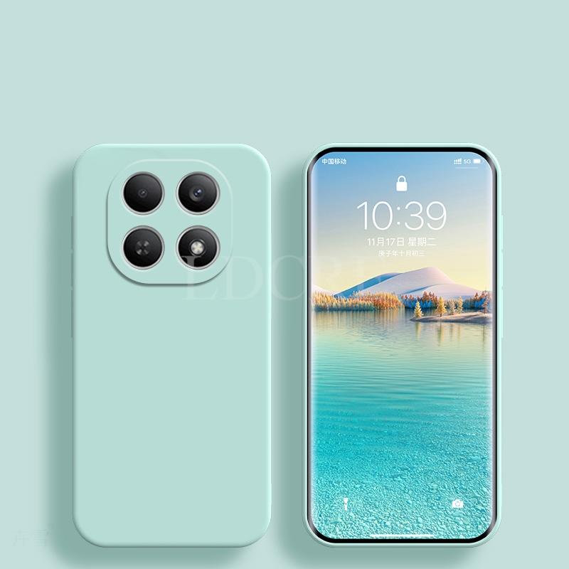 For Xiaomi Redmi Note 15 Case Liquid Silicone Cover Redmi Note 15 Case TPU Plain Rubber Phone Protector Redmi Note 15 Cover