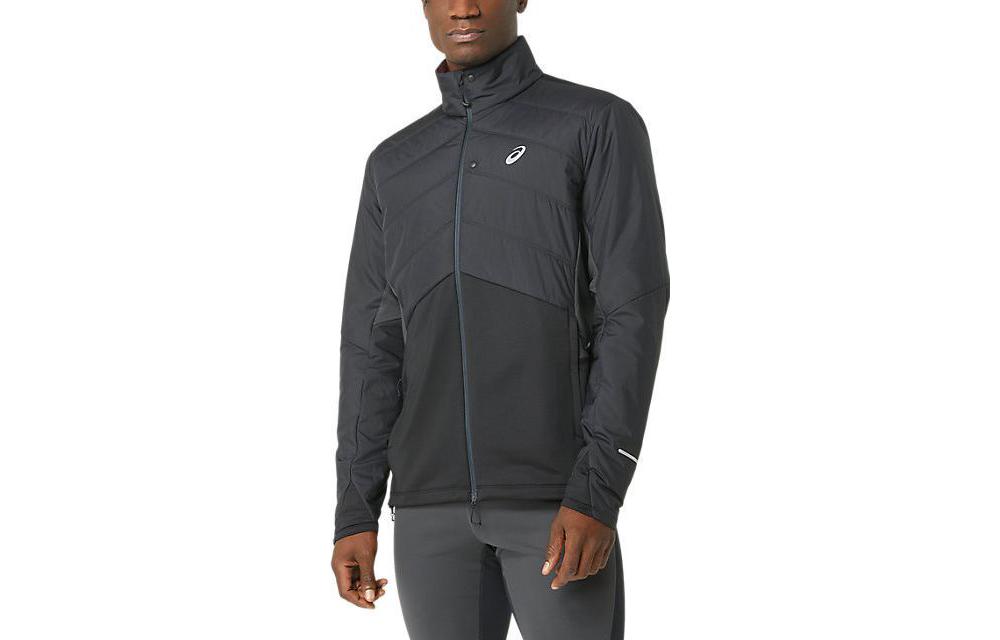 ASICS Jackets Men s Gray Stand Collar Moderate Other 2011C936-001 S