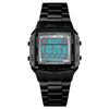  1381 Men Analog Digital Watch Fashion Casual Sports Wristwatch 2 Time 5 Alarm 3  Waterproof Stainless Steel Strap Backlight Multifunctional Wa