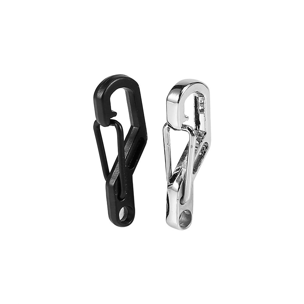 Buy 5PCS/Bag EDC Alloy Outdoor Mini Spring Hook Keychain Carabiner Key