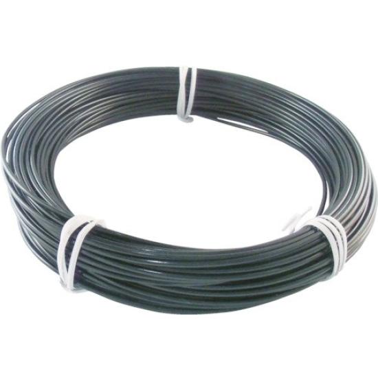 

TRUSCO Color Wire Vinyl Covered Type x 25m Black 2.0mm TCWM-20BK чорний